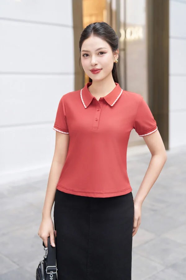 Ao Polo LUPERI Co Gian Mem Mat Nang Dong