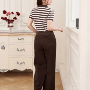 Áo Polo Kẻ Bo Gấu LU5PL05 Mềm Mát