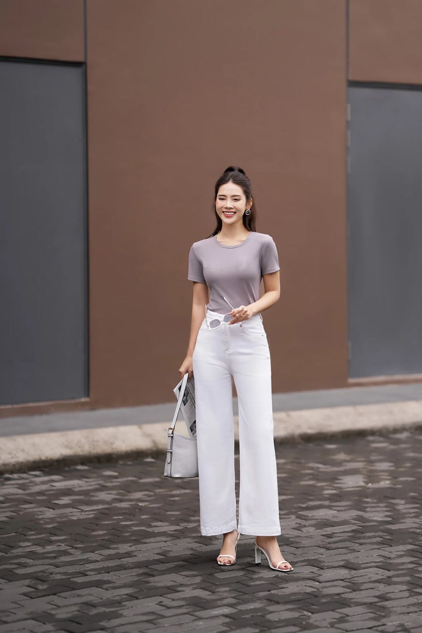 Áo phông tăm cổ tròn LU5AP04