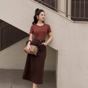 Áo phông tăm cổ tròn LU5AP04