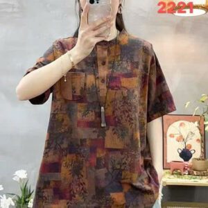 áo phông thổ cẩm mát lạnh phong cách