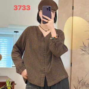 Sơ Mi Đũi Hè 3733 Thoáng Mát