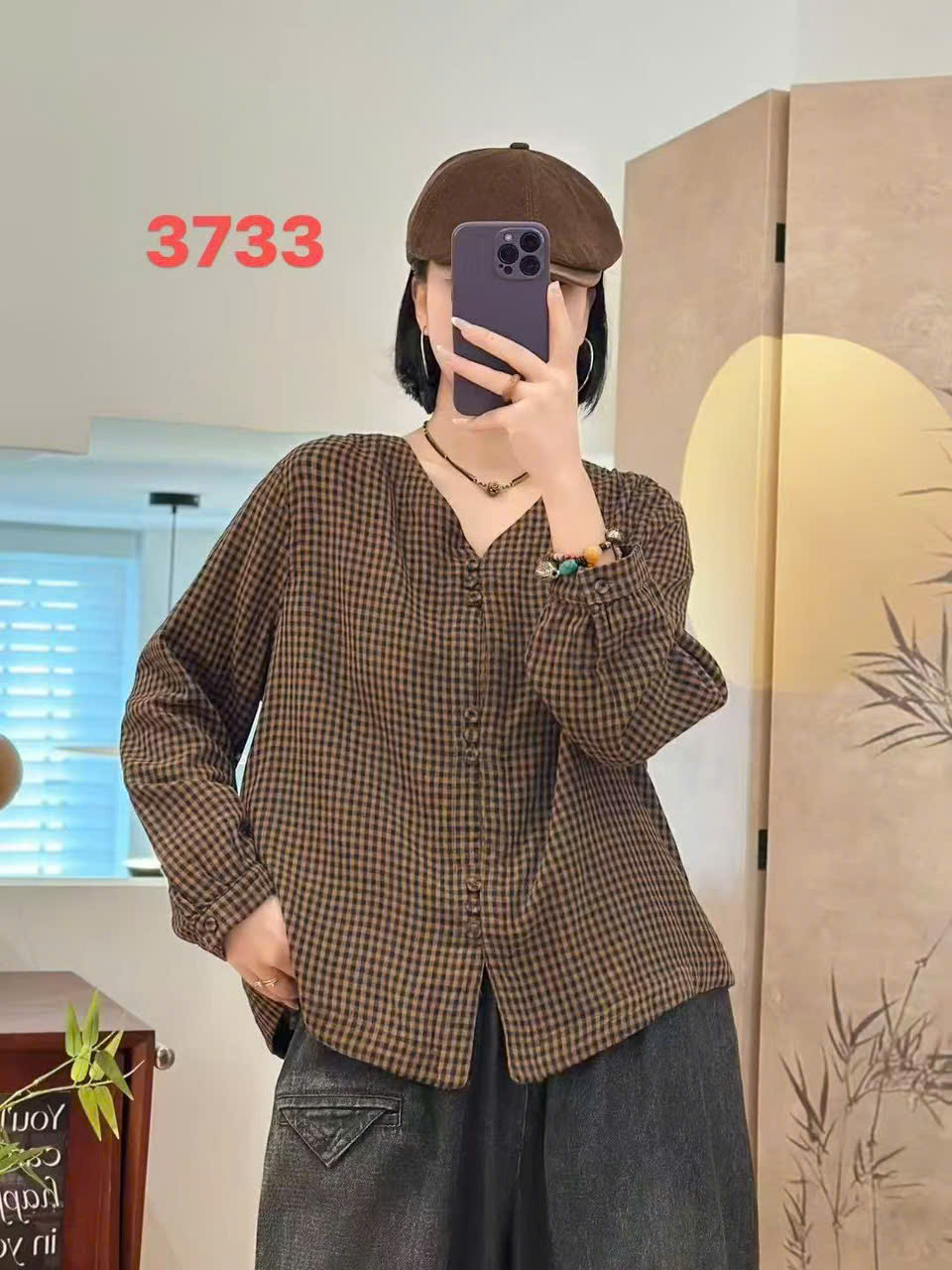 Sơ Mi Đũi Hè 3733 Thoáng Mát