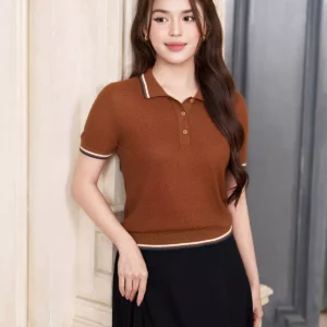 Chân váy midi dáng A cạp sang trọng