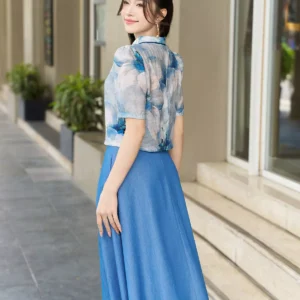 Ao Vest Lung Luperi Co Le Tre Trung