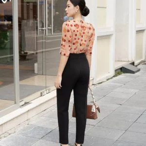 áo sơ mi LUPERI cổ bẻ hoa tinh tế