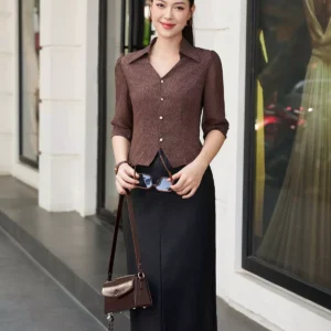 áo sơ mi LUPERI tay lỡ