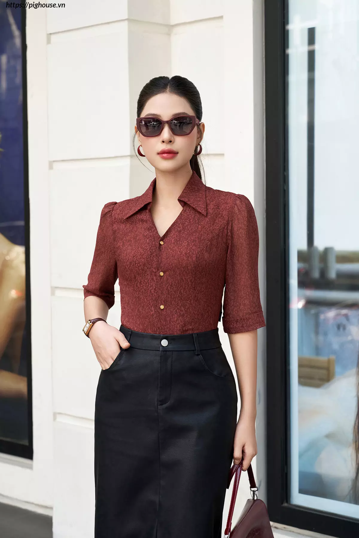 áo sơ mi LUPERI tay lỡ