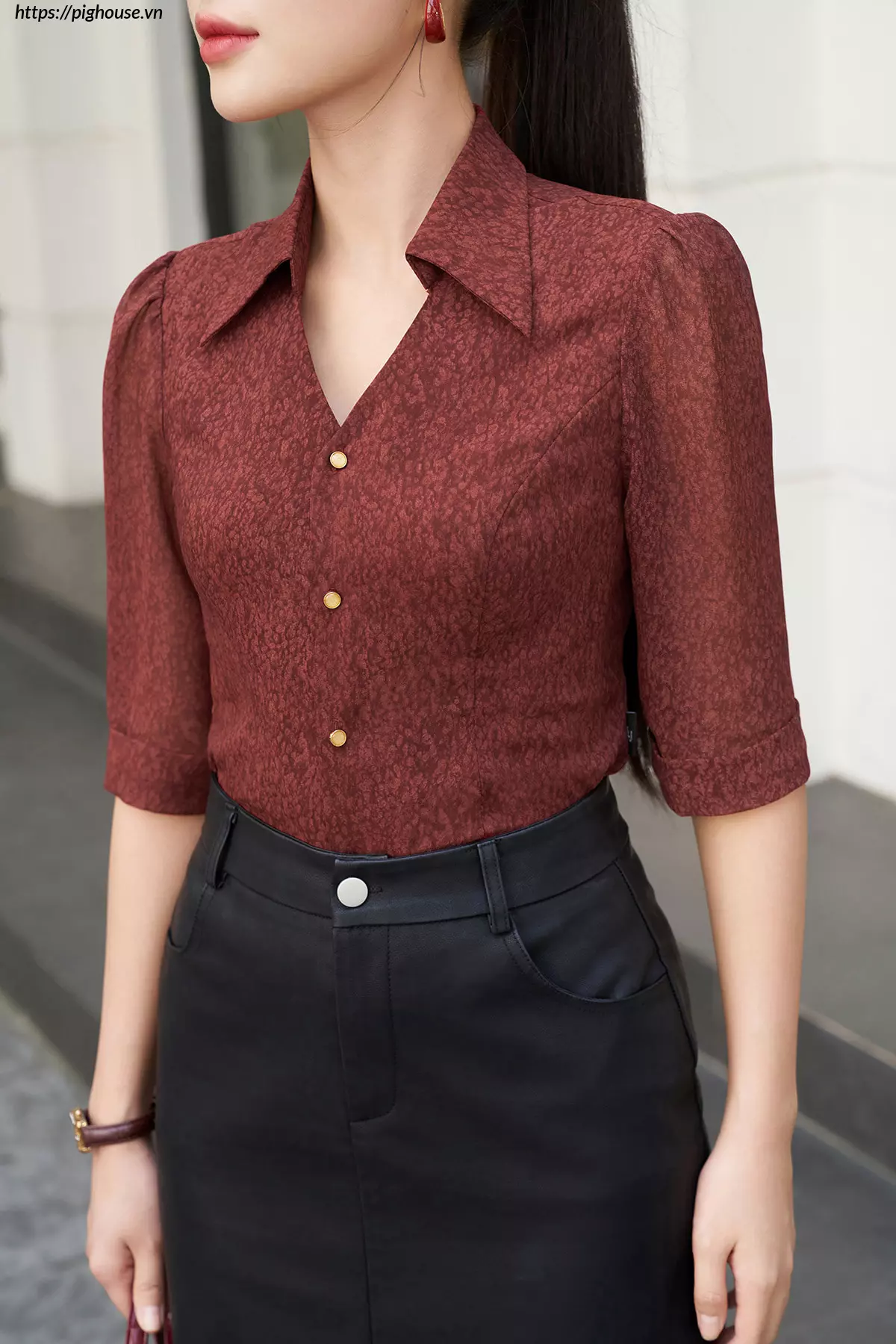 áo sơ mi LUPERI tay lỡ