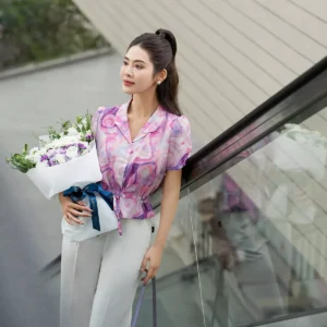 Áo sơ mi peplum LUPERI