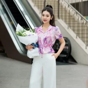 Áo sơ mi peplum LUPERI