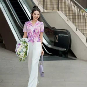 Áo sơ mi peplum LUPERI