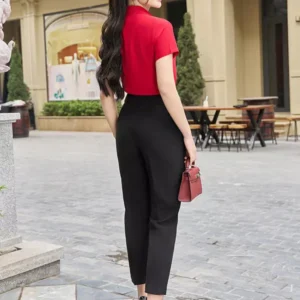 Áo Sơ Mi Lụa Hàn Quốc Công Sở