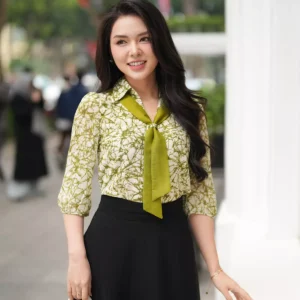 Áo sơ mi nữ Luperi tay lỡ mềm mát