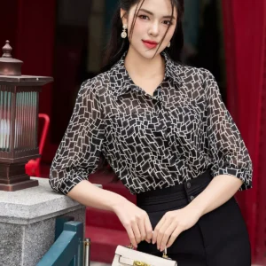 Áo sơ mi nữ LFSM1253 mềm mát không nhăn