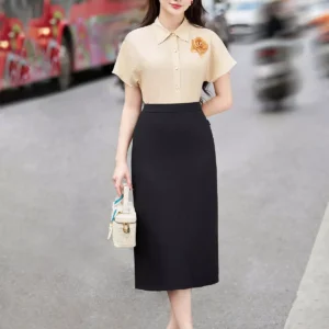 Áo Sơ Mi Nữ Luperi Tay Cánh Dơi Mềm Mát