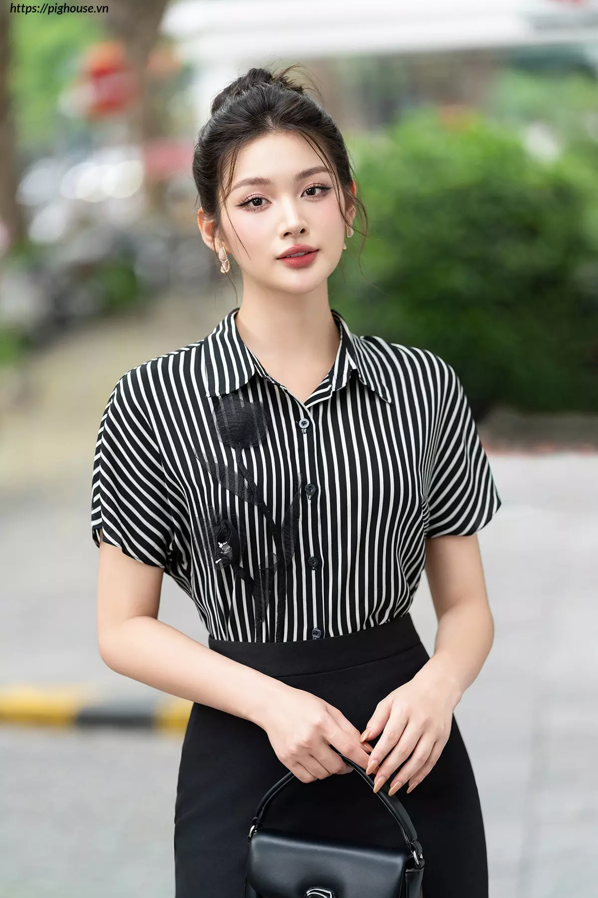 Ao So Mi Ke Tay Canh Doi Luperi