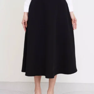 Chân váy xoè dáng dài chuẩn mốt