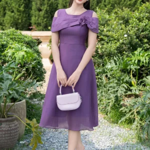 Đầm ôm A hở vai LFV3342 thanh lịch