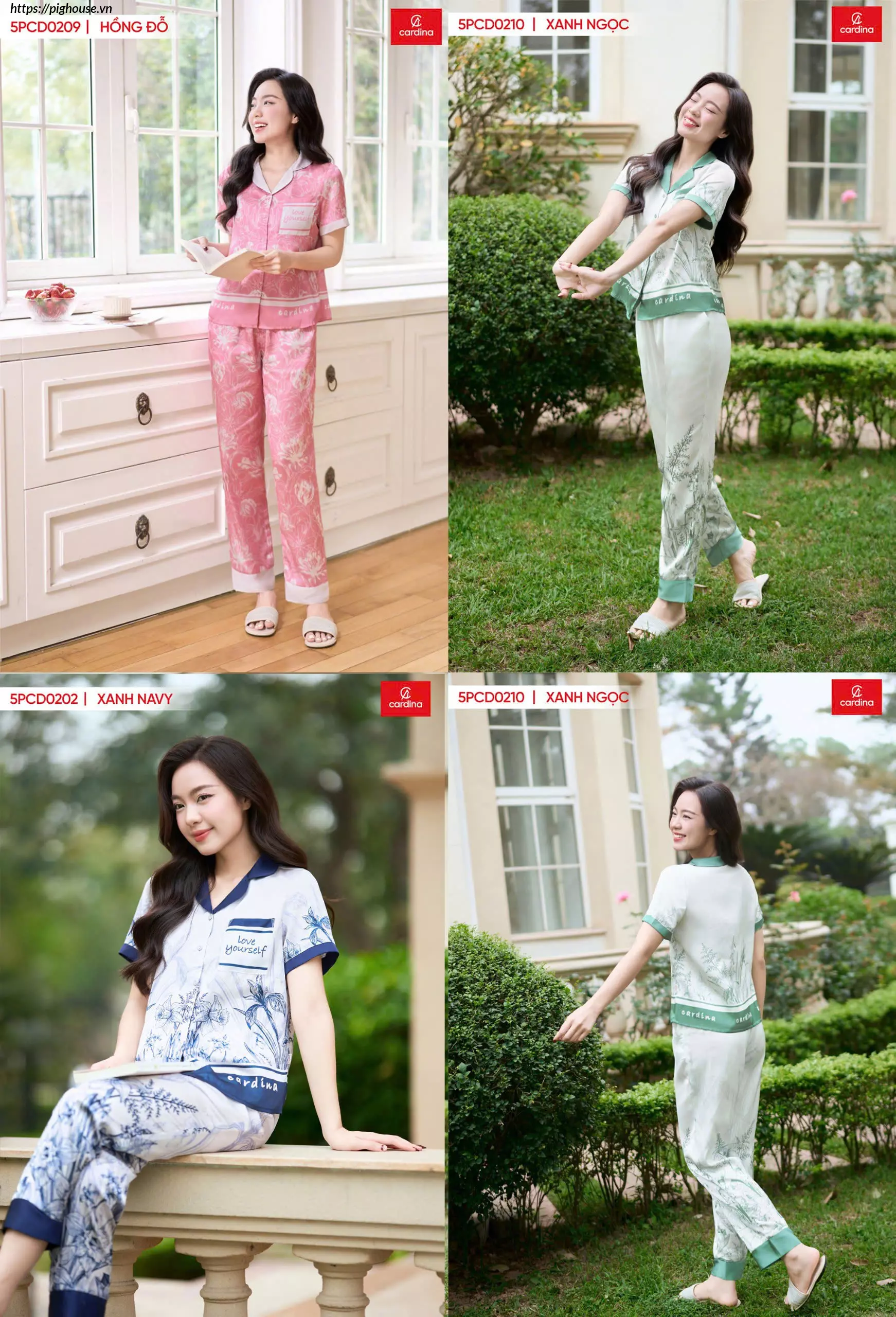 Pijama Lua Satin Mem Mat