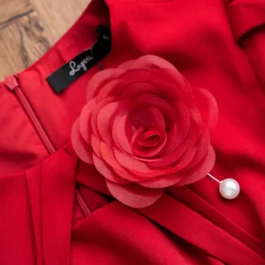 Đầm công sở ôm A cổ hoa LUPERI