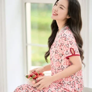 Đầm lanh hoa nhí dáng A đuôi cá Cardina