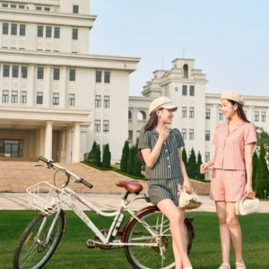 Set đùi thô kẻ vest cạp chun