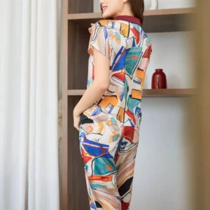 pijama lua lung tay lien phoi co