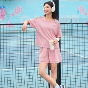 Bo dui the thao cotton phoi ke