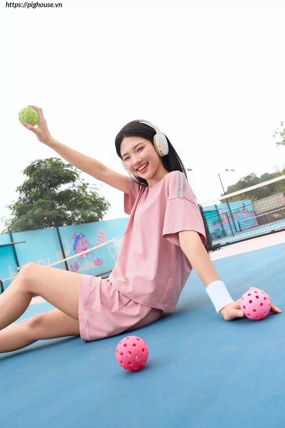 Bo dui the thao cotton phoi ke