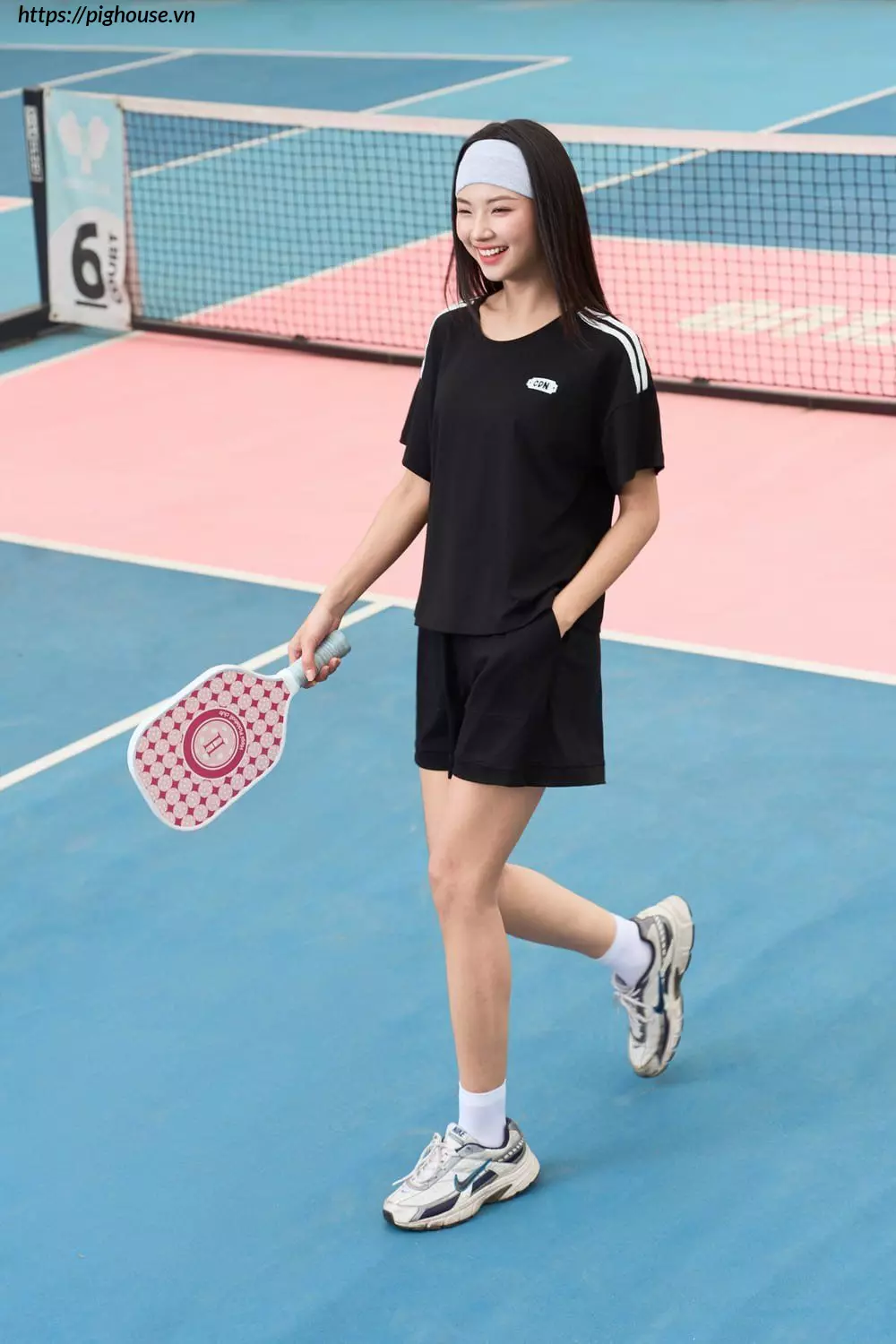 Bo dui the thao cotton phoi ke