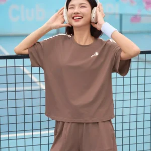 Bo dui the thao cotton phoi ke