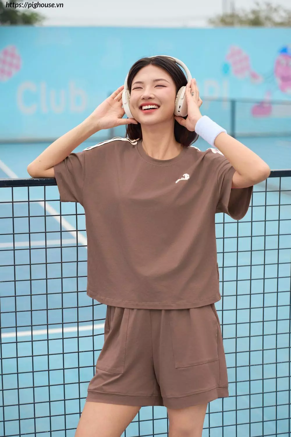 Bo dui the thao cotton phoi ke