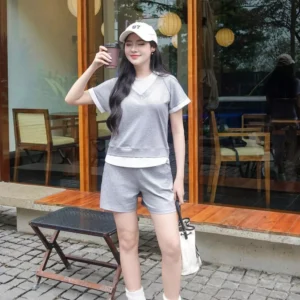 Bộ Đùi Cotton Nữ Phối Màu Trẻ Trung