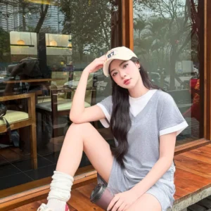 Bộ Đùi Cotton Nữ Phối Màu Trẻ Trung