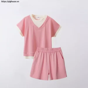 Bộ Đùi Cotton Nữ Phối Màu Trẻ Trung