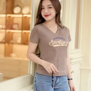 Ao thun tam lanh co tim surfing cardina