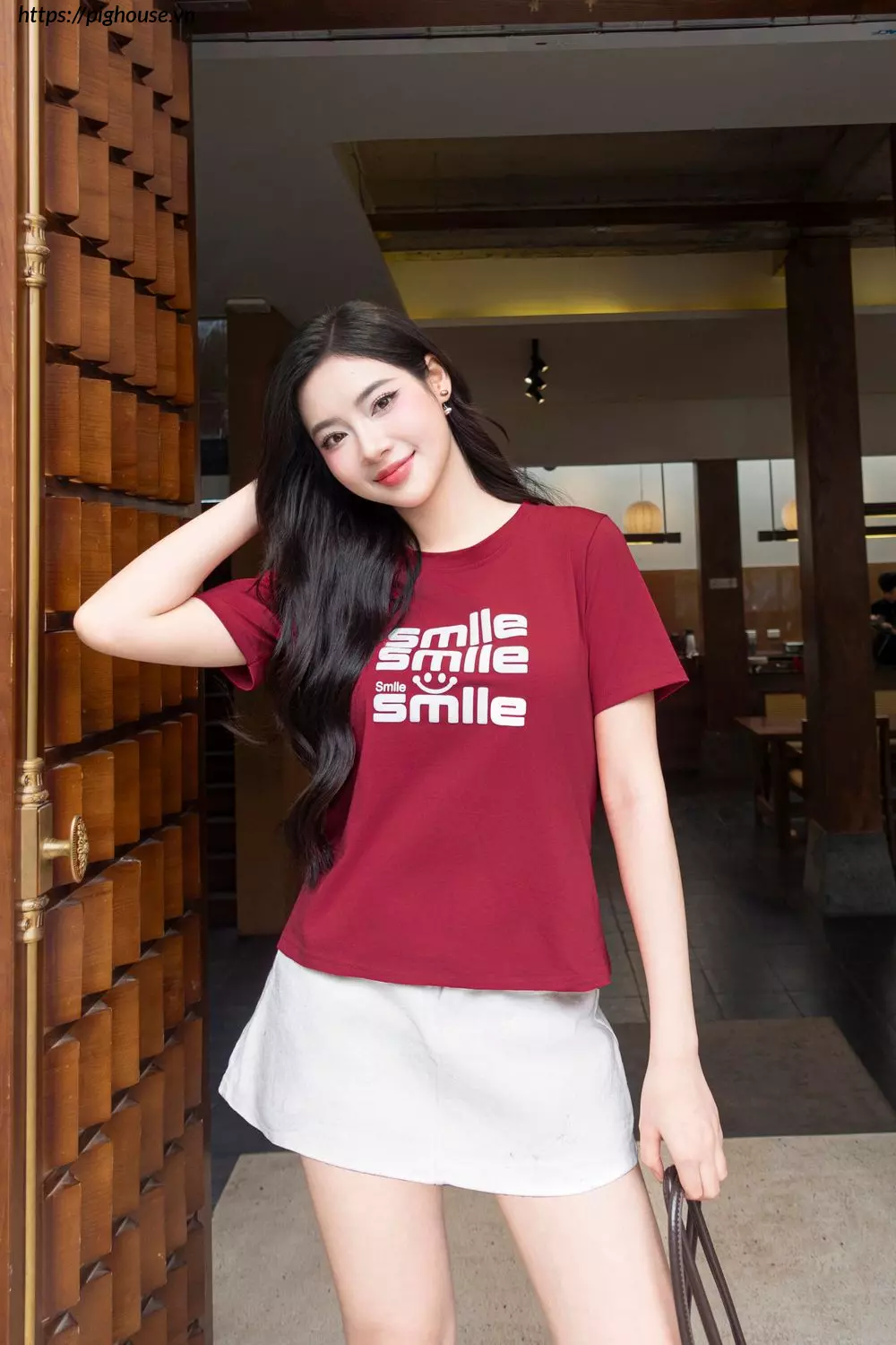 Áo phông nữ Cotton SMILE Cardina năng động