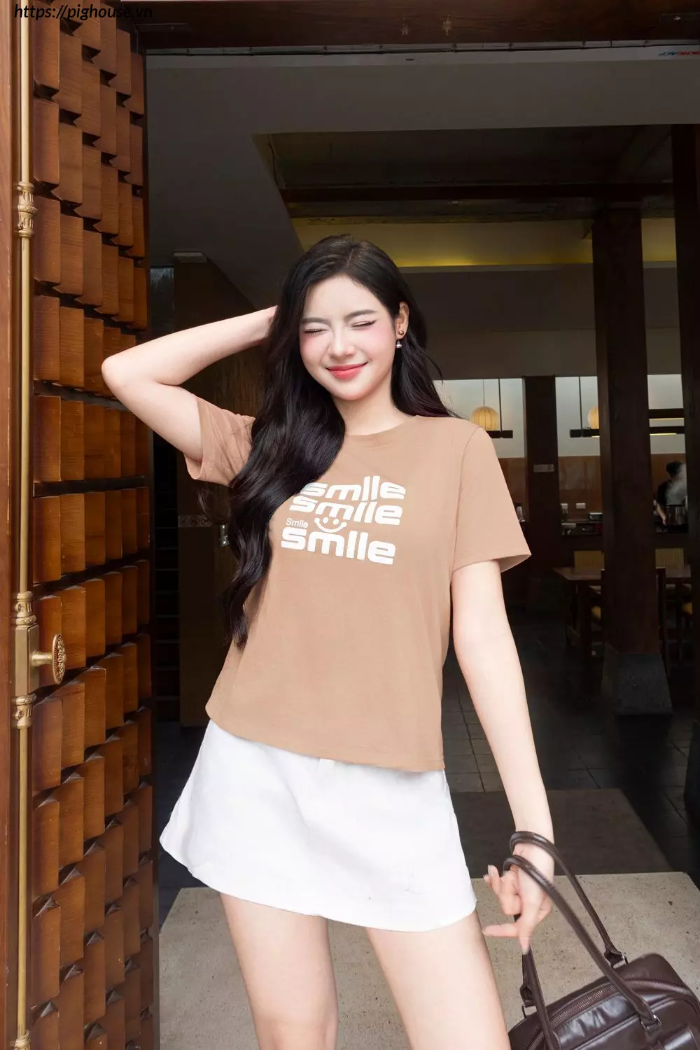 Áo phông nữ Cotton SMILE Cardina năng động