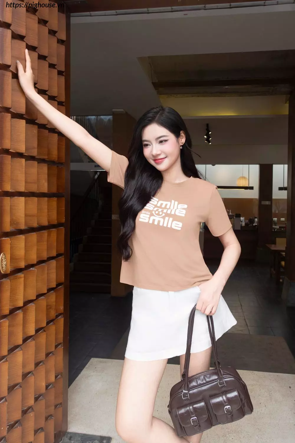 Áo phông nữ Cotton SMILE Cardina năng động