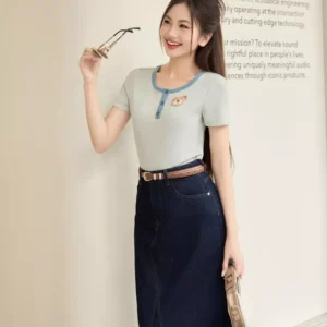 Áo Thun Tăm Lạnh Cổ Trụ Cardina