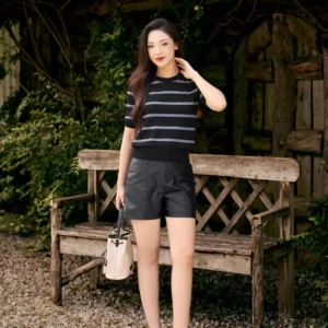 Quần Đùi Da Cạp Cao Cardina