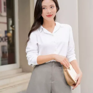 Quần Short Linen Cardina Cạp Cao