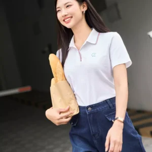 Polo Nu An Nhien Thun Tici Mem Mai