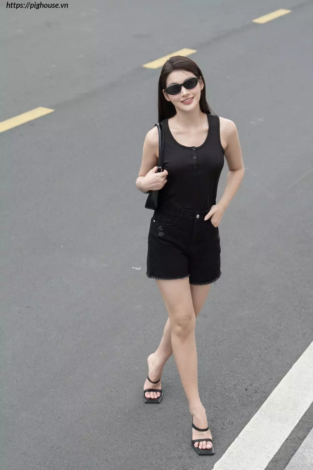 Quan Short Jean Nu Cardina Dang A Cap Cao