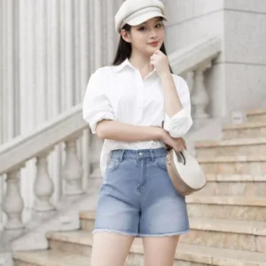 Quan Short Jean Nu Cardina Dang A Cap Cao