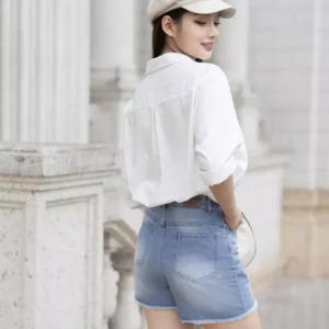 Quan Short Jean Nu Cardina Dang A Cap Cao