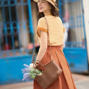 Áo Phông Cotton Kẻ Tay Cánh Dơi Cardina