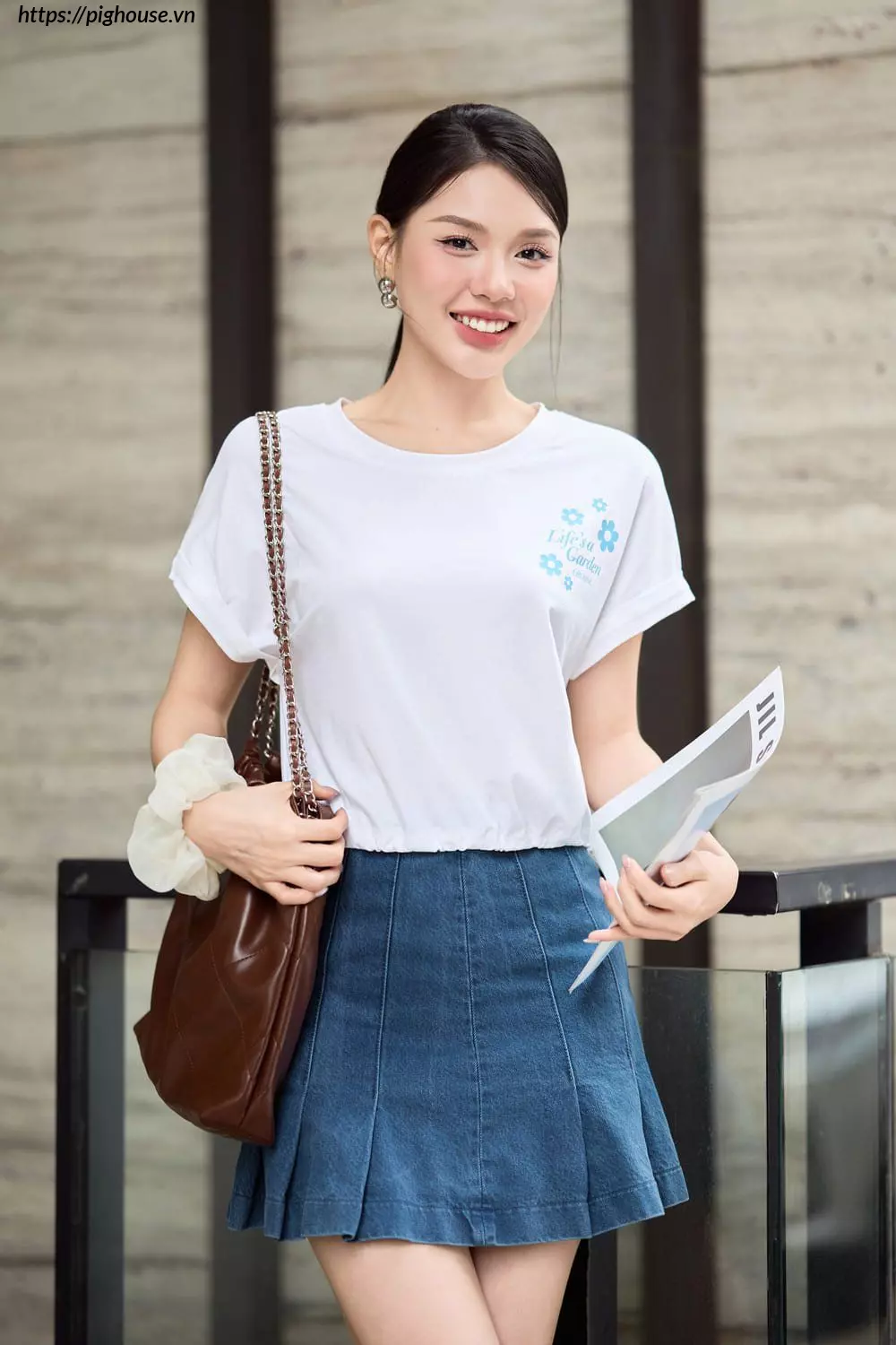 áo phông cotton tay liền rút gấu cardina