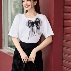 ao phong cotton vai chom no cardina